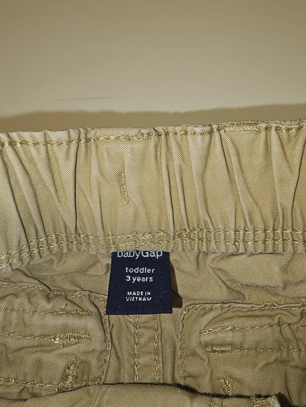 EUC | 3T | Baby Gap Khaki Cargo Jogger Pants